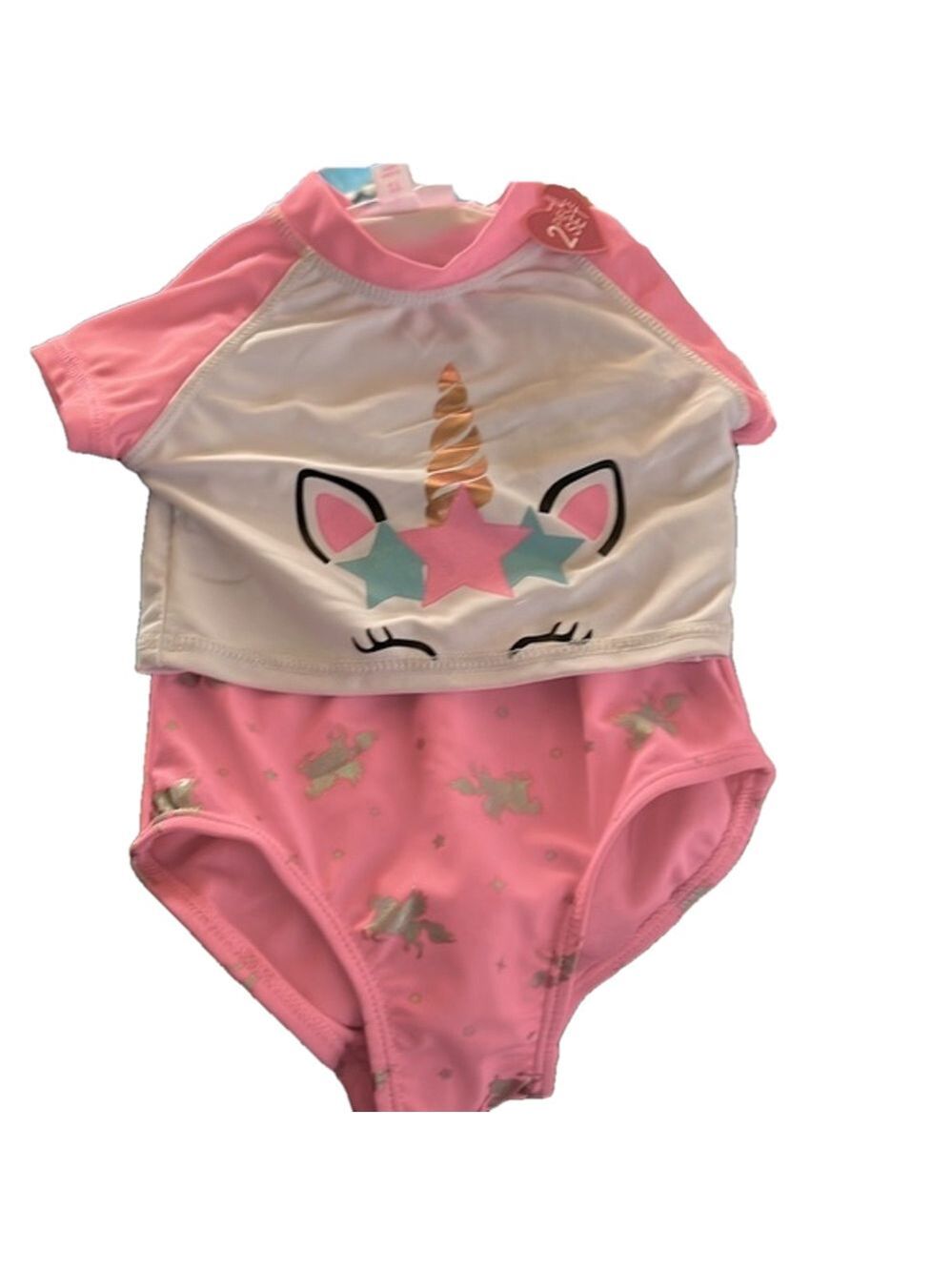 Bmagical by btween, Nordstrom rack, swim suit w/rash guard. Size 2T SPF 50 (T4)